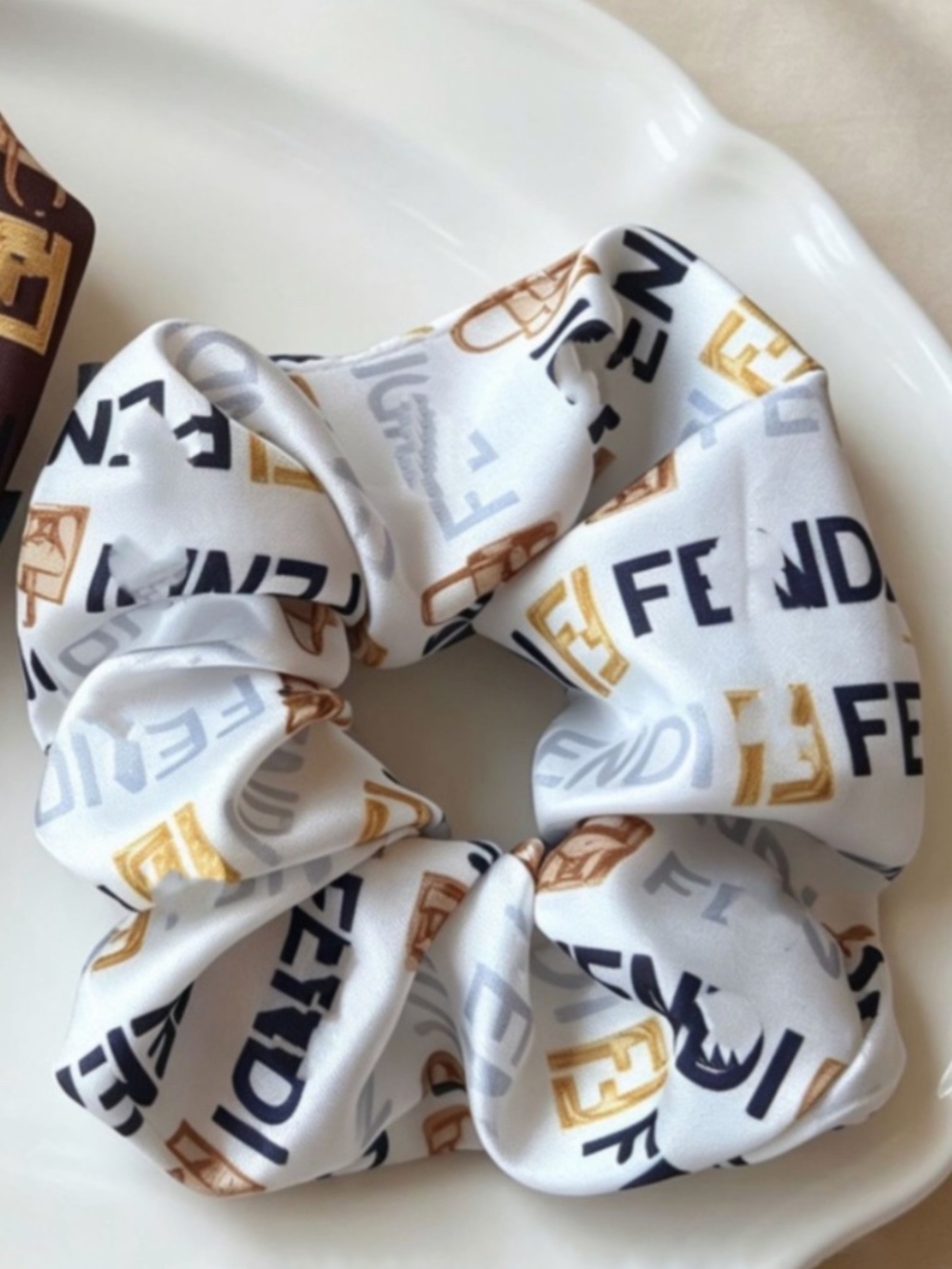 Luxury Printed Scrunchie NEW